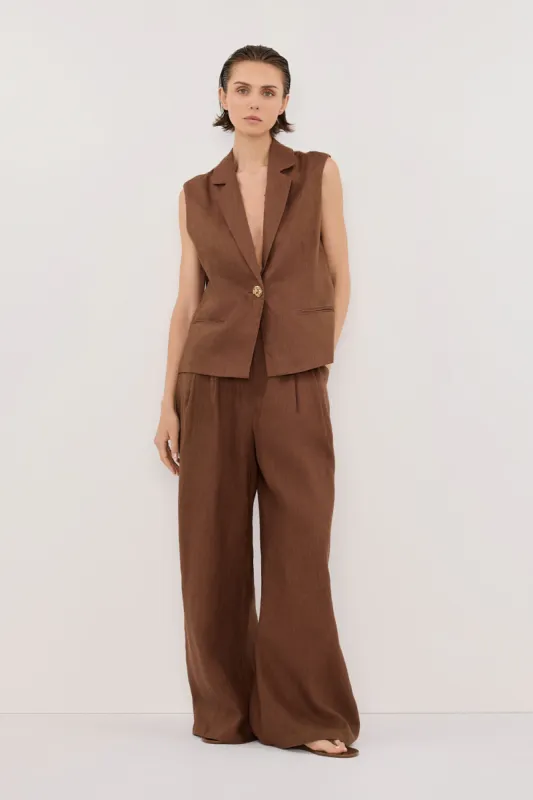 HOLDEN FONDANT LINEN PANT sold by Dissh