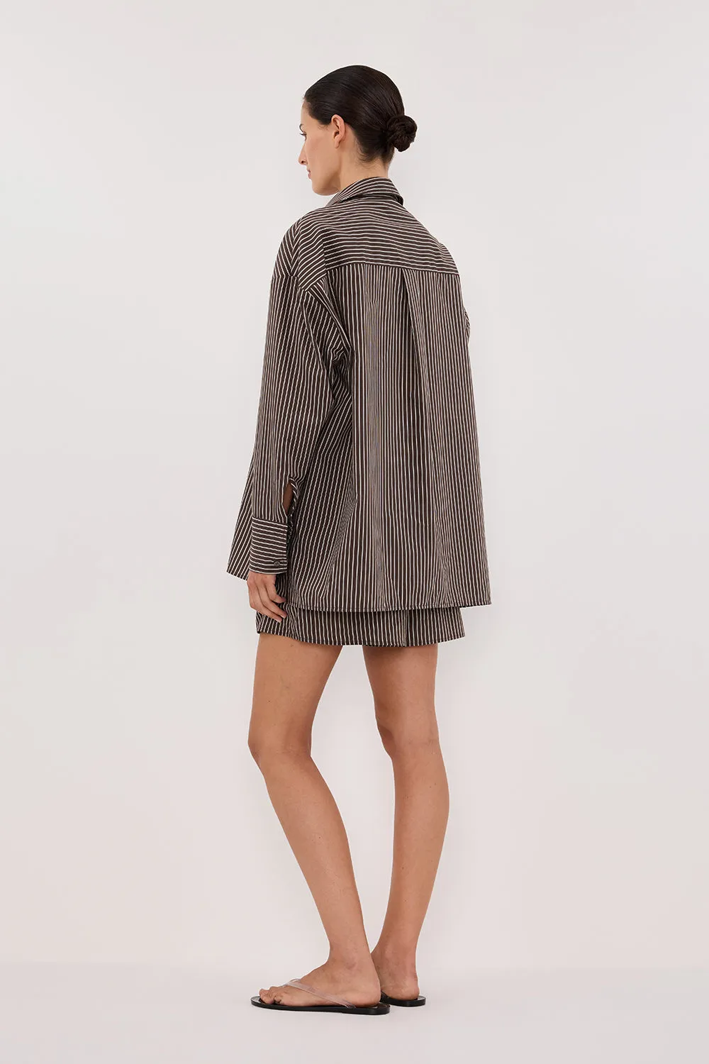 PALMA BITTER CHOC SILK BLEND SHORT sold by Dissh product image thumbnail 4