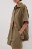 AMARA MOSS MODAL BLEND SHORT sold by Dissh