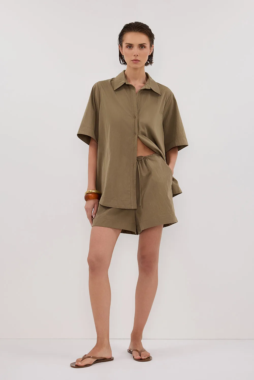 AMARA MOSS MODAL BLEND SHORT sold by Dissh