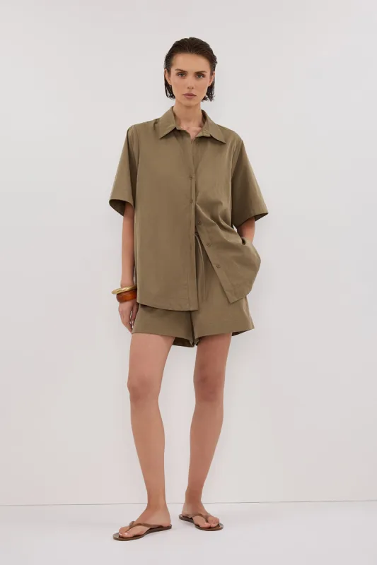 AMARA MOSS MODAL BLEND SHIRT made by Dissh