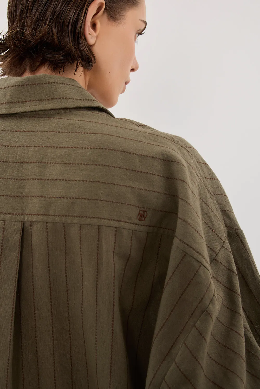 OLLIE MOSS STRIPE SHIRT sold by Dissh product image thumbnail 5