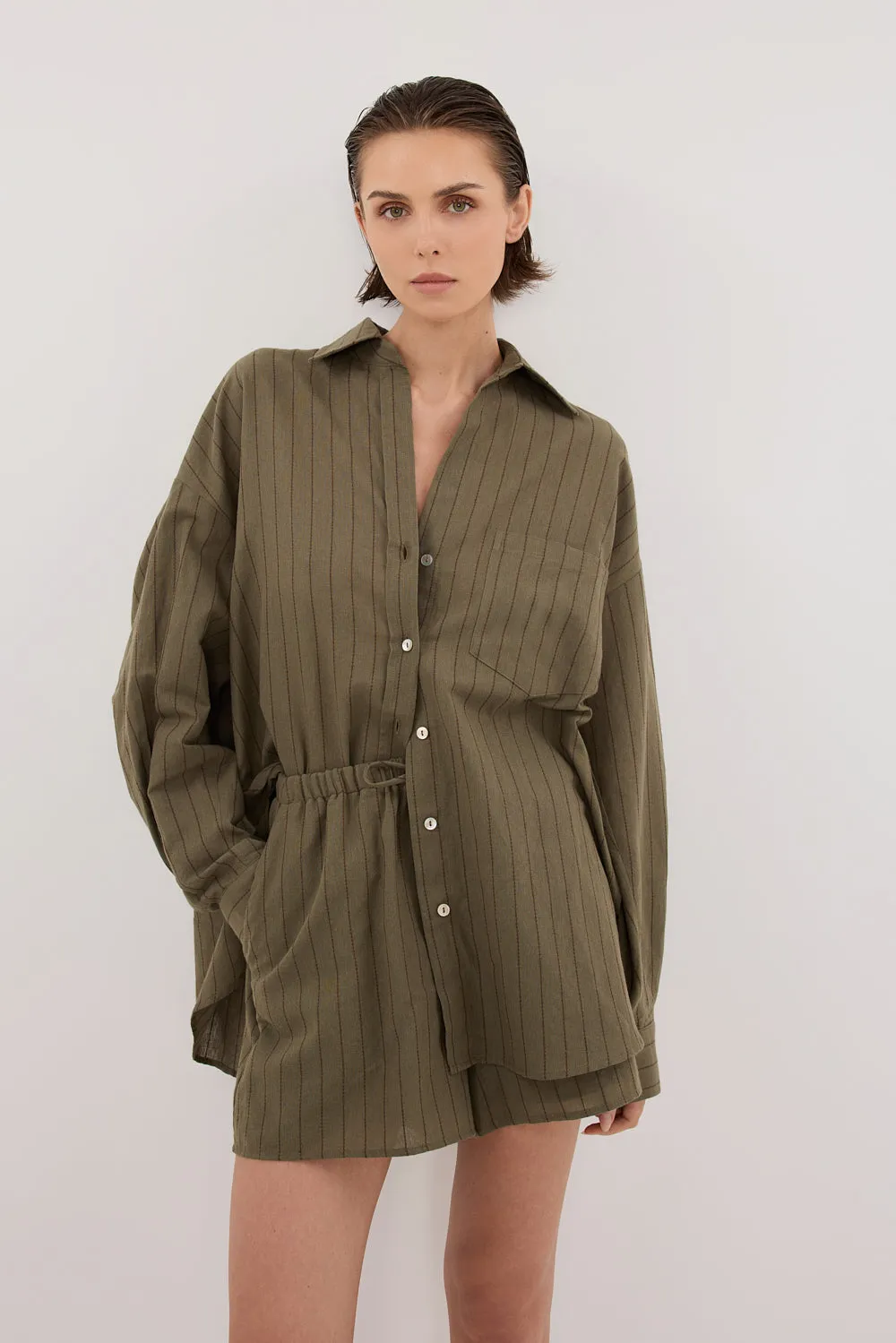 OLLIE MOSS STRIPE SHIRT sold by Dissh product image thumbnail 2