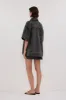 MASON WASHED BLACK BOXY DENIM SHIRT sold by Dissh