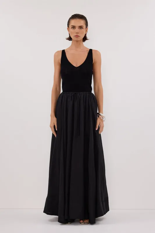 RUE BLACK KNIT TANK made by Dissh