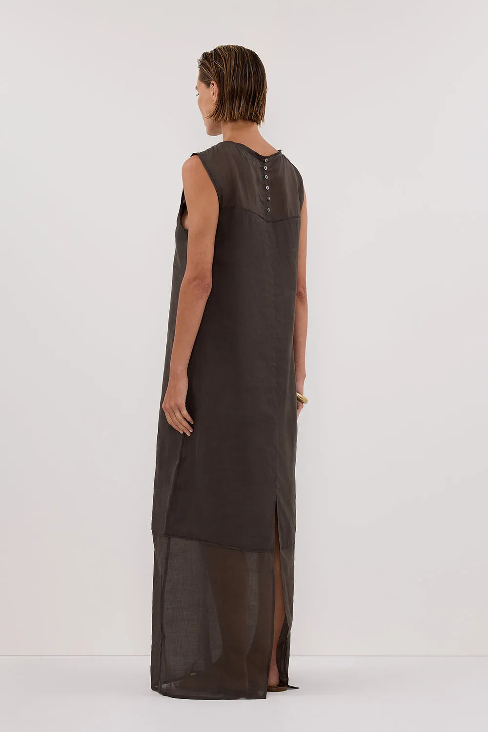 KAI PETROL RAMIE SHELL MIDI DRESS sold by Dissh product image thumbnail 4