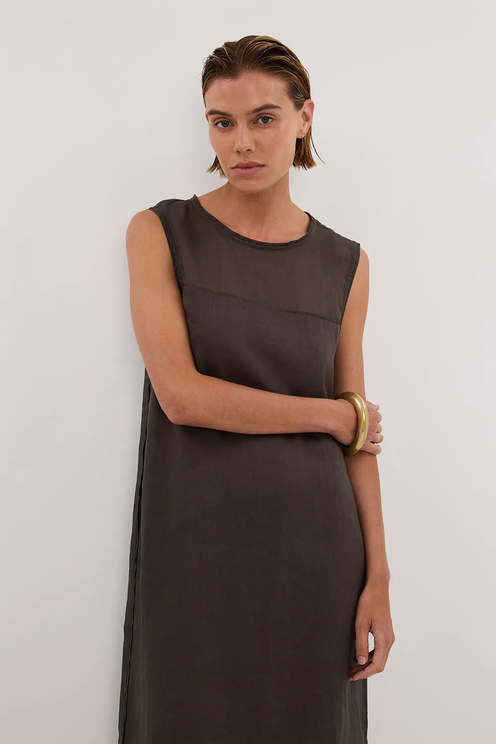KAI PETROL RAMIE SHELL MIDI DRESS sold by Dissh product image thumbnail 2