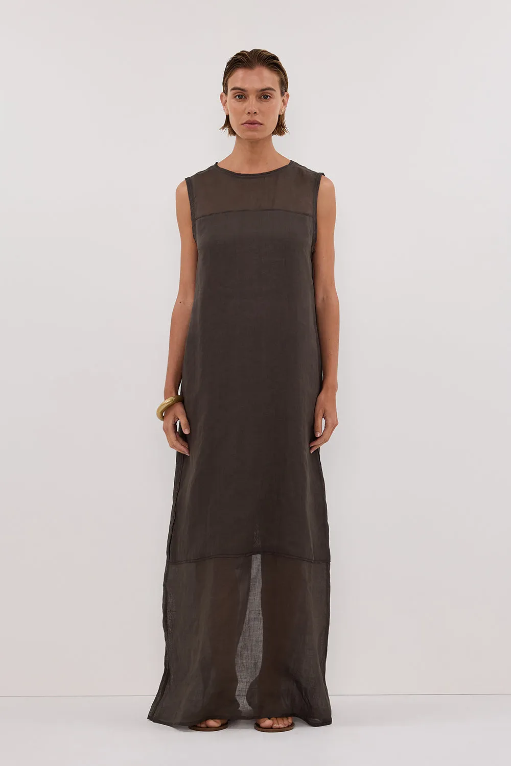 KAI PETROL RAMIE SHELL MIDI DRESS sold by Dissh