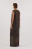KAI PETROL RAMIE SHELL MIDI DRESS sold by Dissh