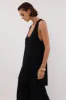 RAY BLACK SCOOP LONGLINE KNIT TOP sold by Dissh