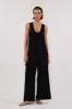 RAY BLACK SCOOP LONGLINE KNIT TOP sold by Dissh