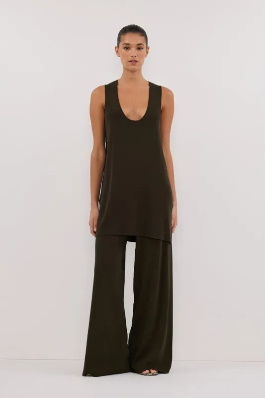 RAY FOREST WIDE LEG KNIT PANT sold by Dissh