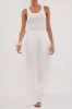 CARMEL WHITE RAMIE PANT sold by Dissh