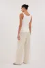 TROY WHITE KNIT TANK sold by Dissh