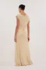 BOWIE NATURAL KNIT MAXI DRESS sold by Dissh