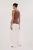TROY TAUPE KNIT TANK sold by Dissh