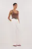 TROY TAUPE KNIT TANK sold by Dissh