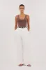 TROY TAUPE KNIT TANK sold by Dissh
