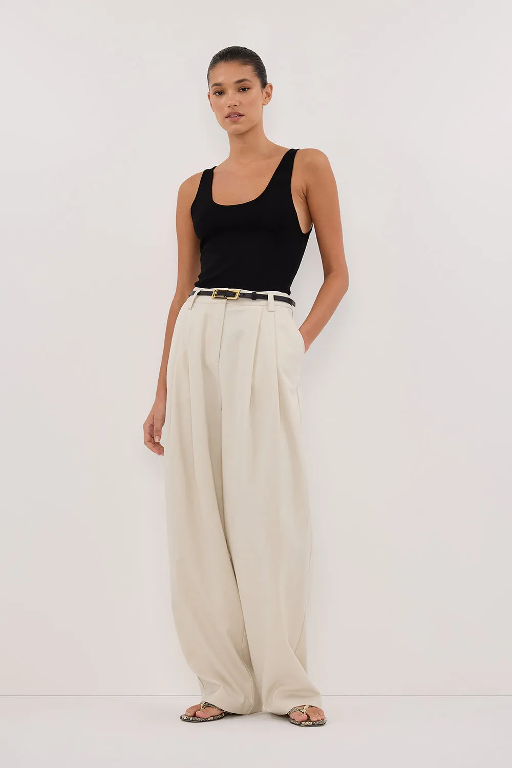 TROY BLACK KNIT TANK sold by Dissh product image thumbnail 2