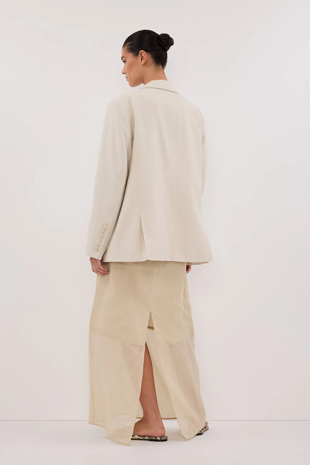 EDEN PLASTER OVERSIZED BOXY BLAZER sold by Dissh product image thumbnail 4