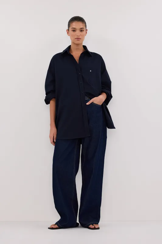 RHEA INK OVERSIZED COTTON SHIRT sold by Dissh