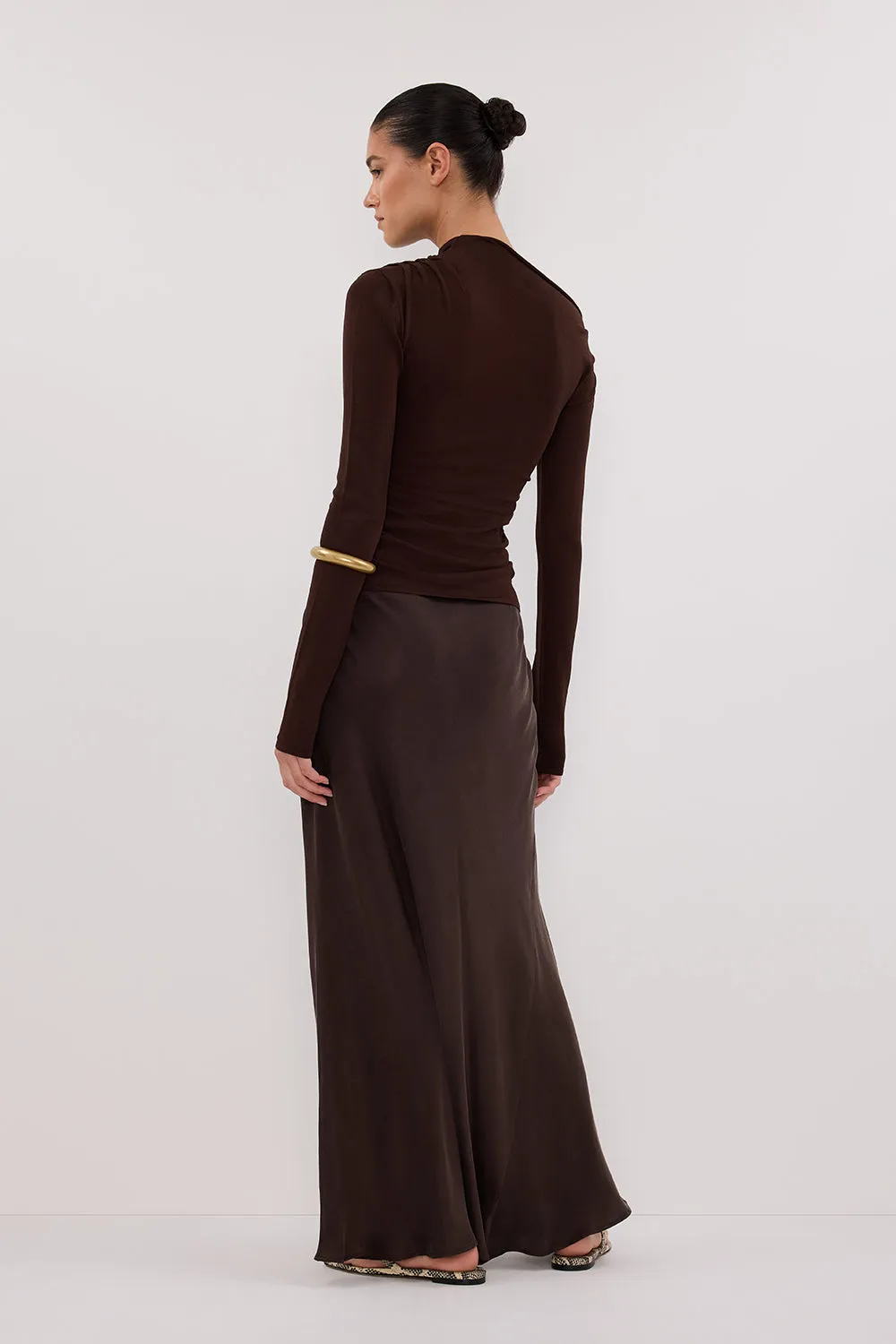 ARIEL CHOC LONG SLEEVE KNIT TOP sold by Dissh product image thumbnail 5