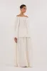SHANIYA CREAM MARLE BOHO SKIRT sold by Dissh