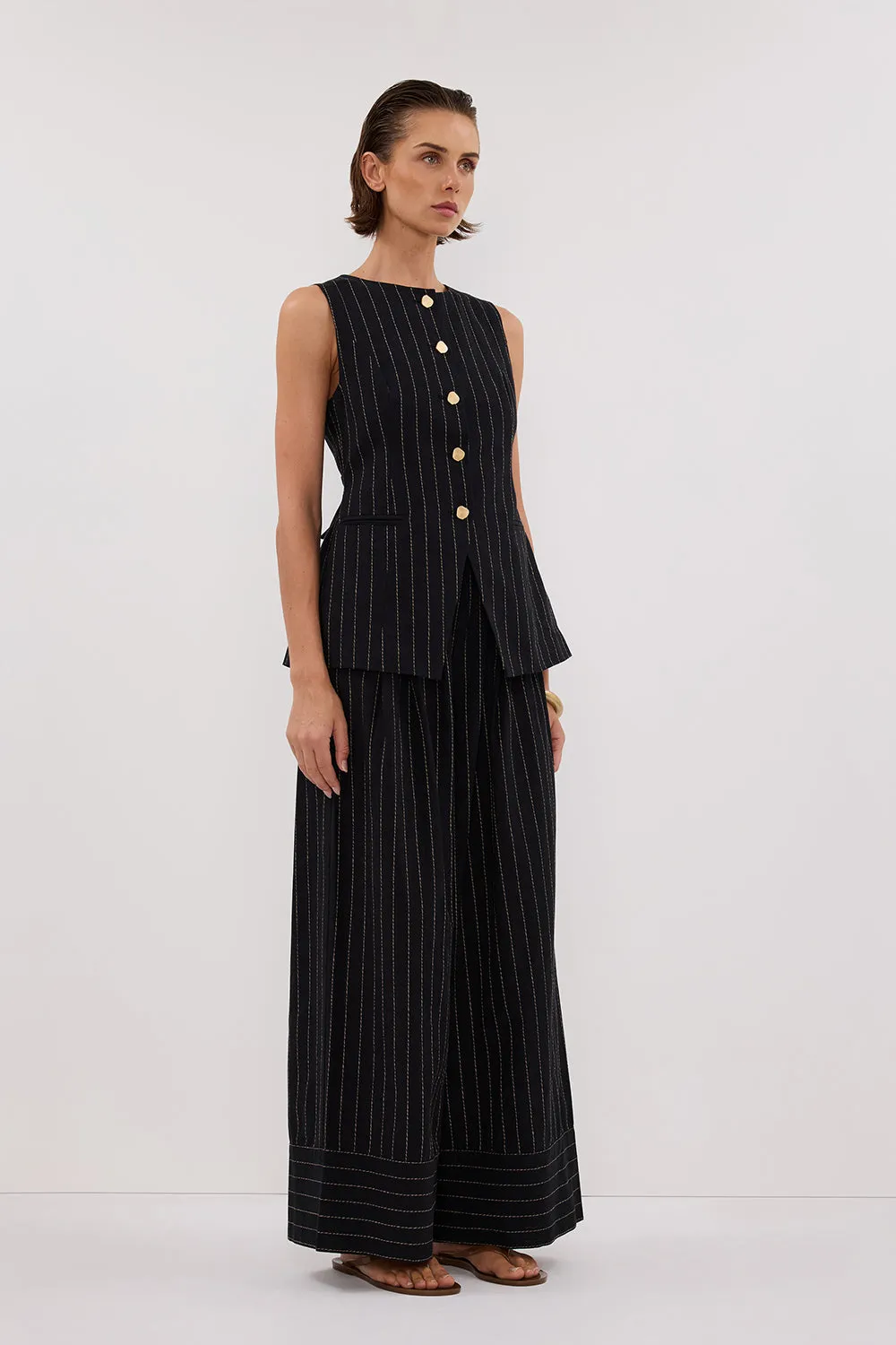 BOSTON STRIPE VEST sold by Dissh product image thumbnail 4