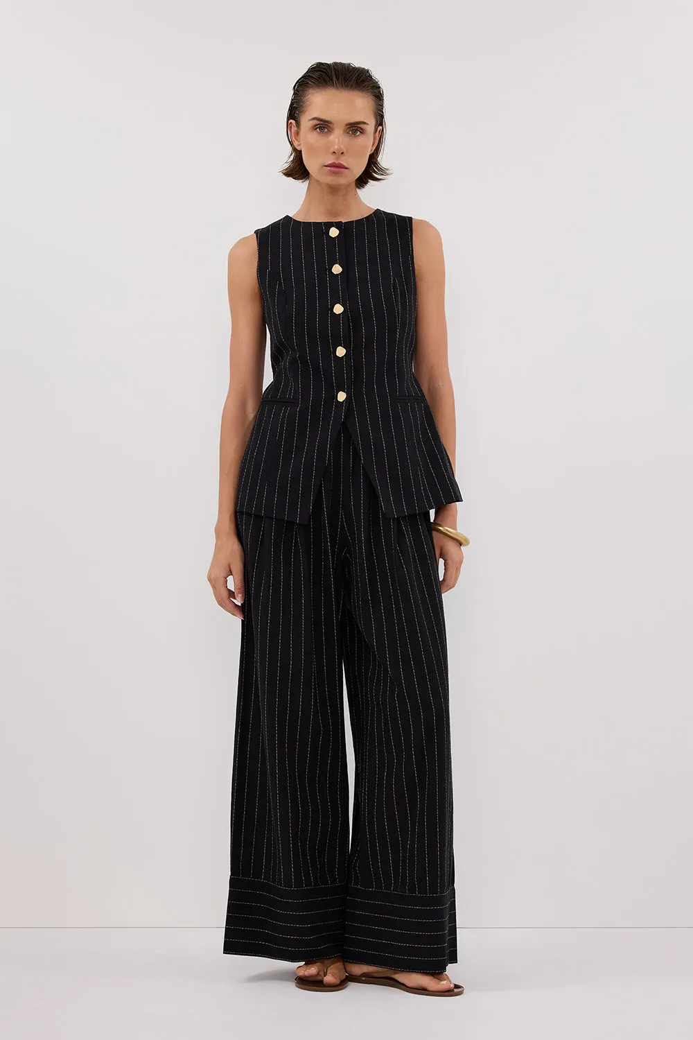 BOSTON STRIPE VEST sold by Dissh product image thumbnail 2