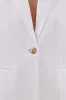 SELAH WHITE LINEN SLEEVELESS VEST sold by Dissh