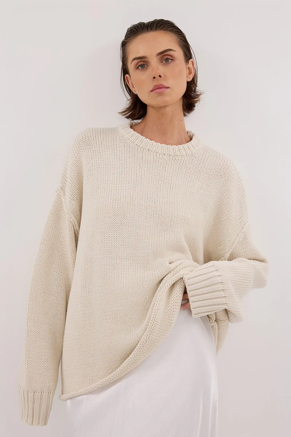 ROY PLASTER LONGLINE KNIT JUMPER sold by Dissh product image thumbnail 3