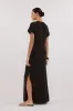 ERIN PETROL KNIT MAXI DRESS sold by Dissh