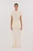 JADE CREAM SLEEVELESS KNIT TOP sold by Dissh