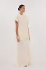 JADE CREAM SLEEVELESS KNIT TOP sold by Dissh