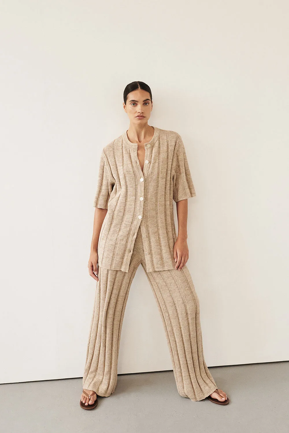 JAZZ NATURAL BUTTON KNIT SHIRT sold by Dissh product image thumbnail 5
