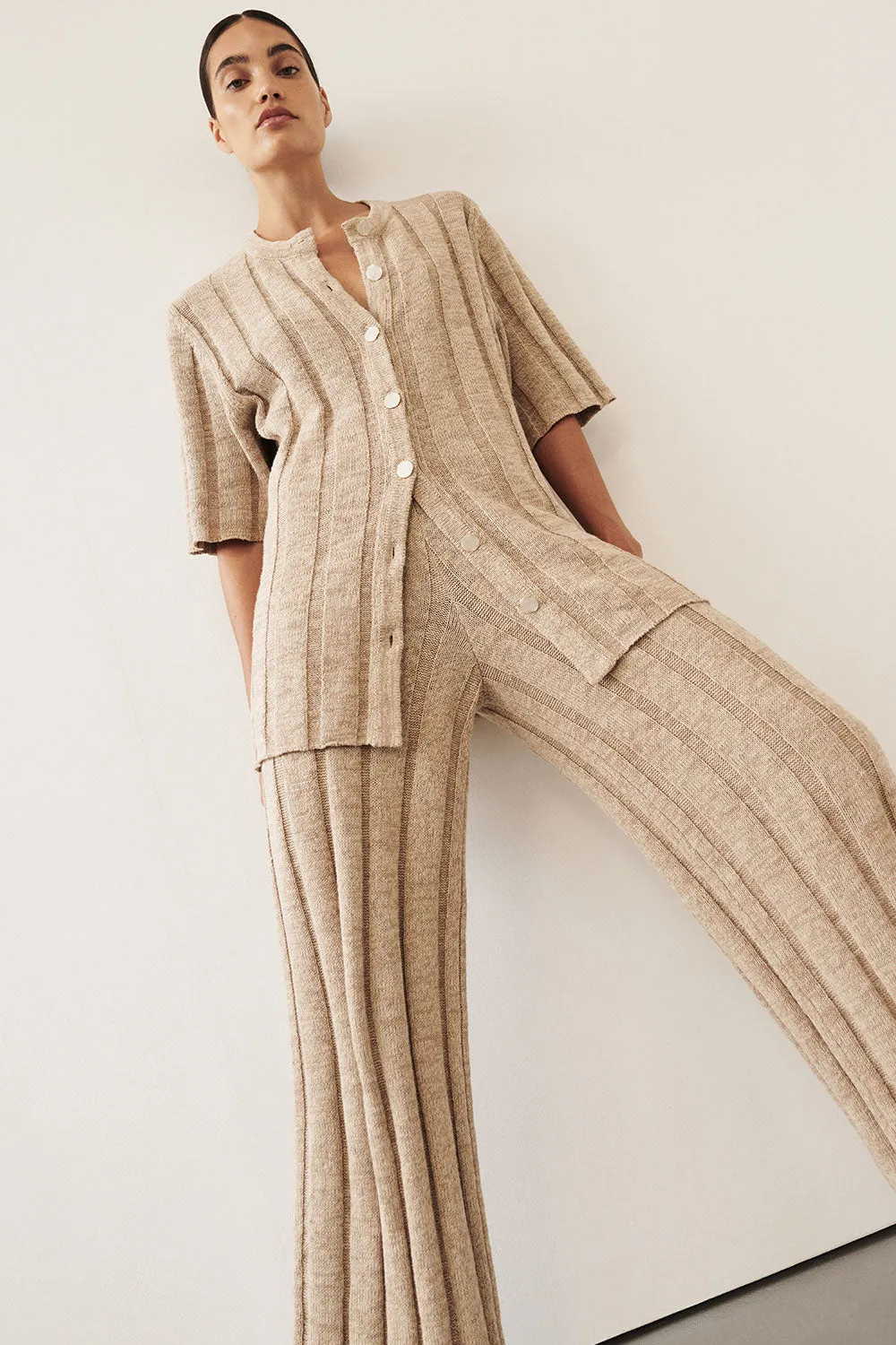 JAZZ NATURAL BUTTON KNIT SHIRT sold by Dissh product image thumbnail 4