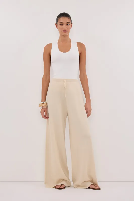 ALIAS NATURAL TEXTURED KNIT PANT sold by Dissh