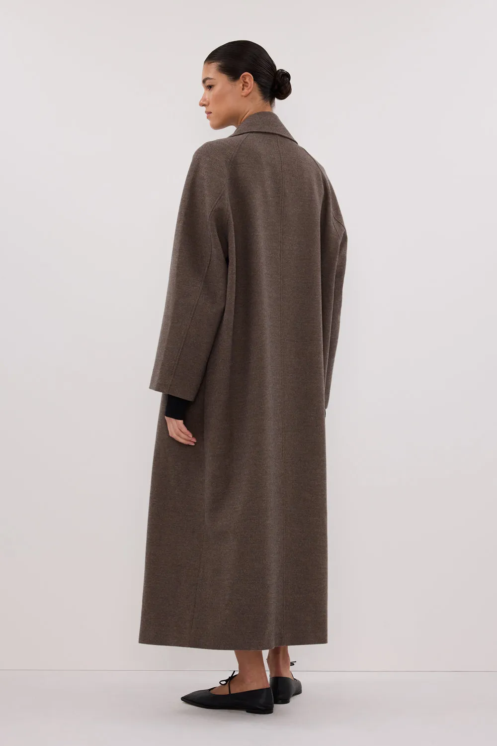 YORK COFFEE OVERSIZED WOOL BLEND COAT sold by Dissh product image thumbnail 4