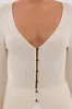 BLAIR NATURAL LONG SLEEVE KNIT TOP sold by Dissh