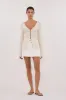 BLAIR NATURAL LONG SLEEVE KNIT TOP sold by Dissh