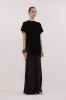 JADE BLACK SLEEVELESS KNIT TOP sold by Dissh