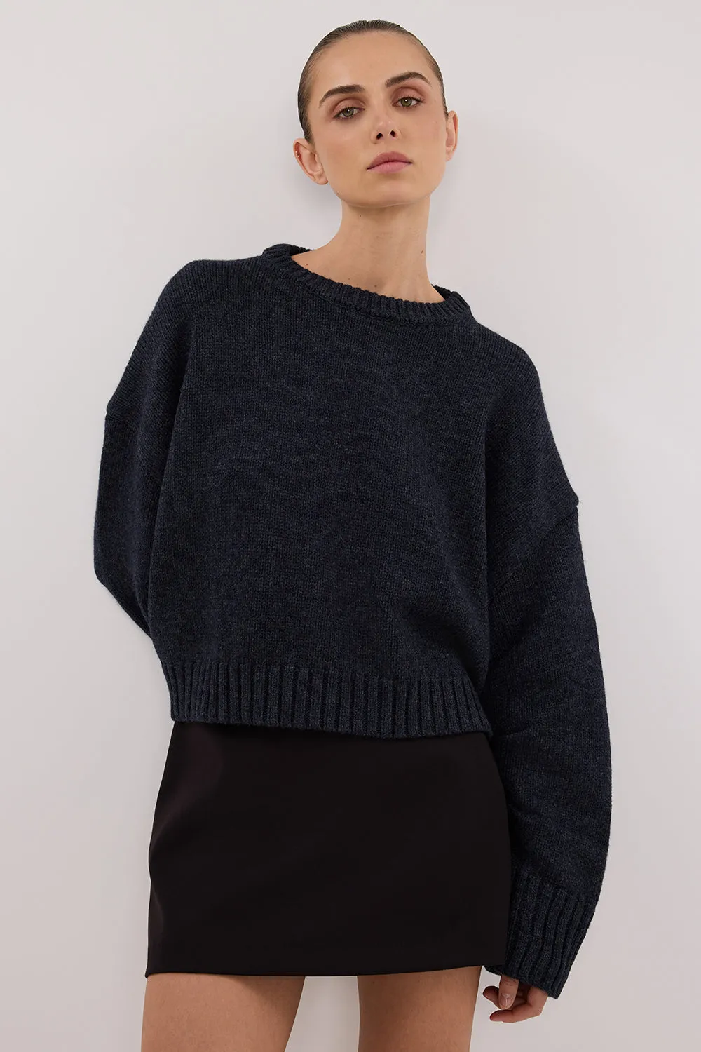 AMY INK CREW NECK KNIT JUMPER sold by Dissh product image thumbnail 3