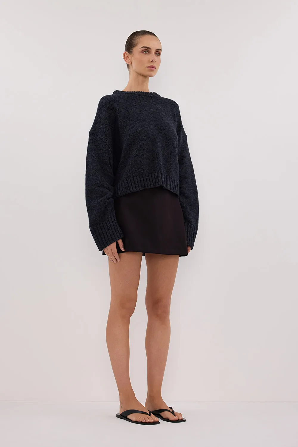 AMY INK CREW NECK KNIT JUMPER sold by Dissh product image thumbnail 4