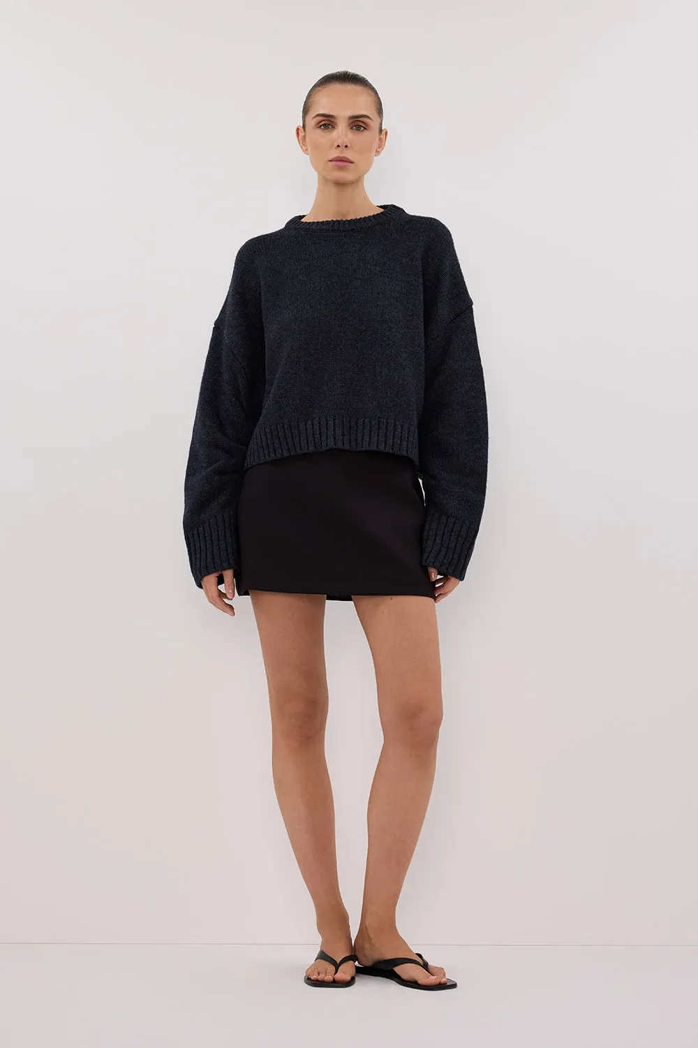 AMY INK CREW NECK KNIT JUMPER sold by Dissh product image thumbnail 2