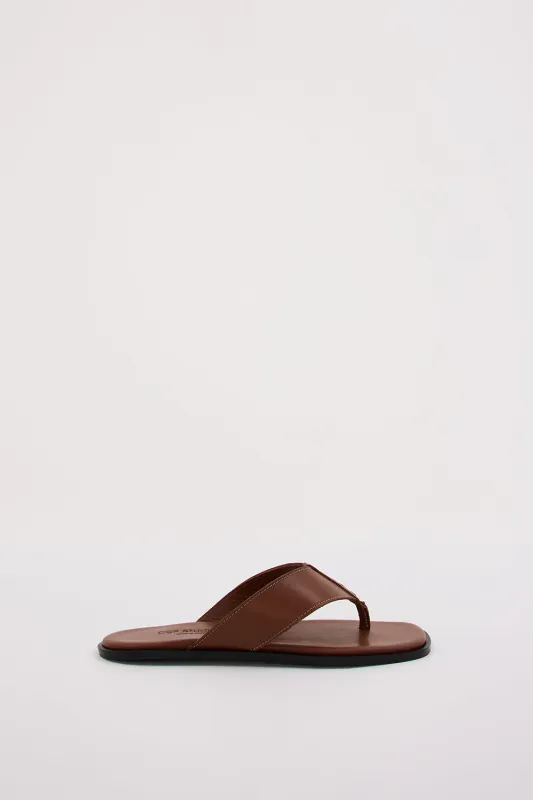 DOF STUDIOS NADIA CHESTNUT SANDAL sold by Dissh
