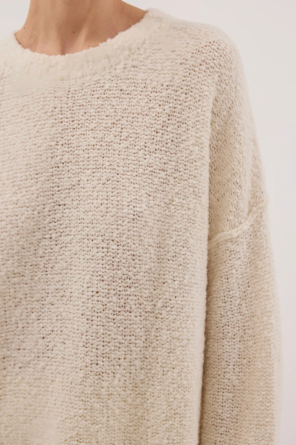 CICI CREAM LONGLINE JUMPER sold by Dissh product image thumbnail 5