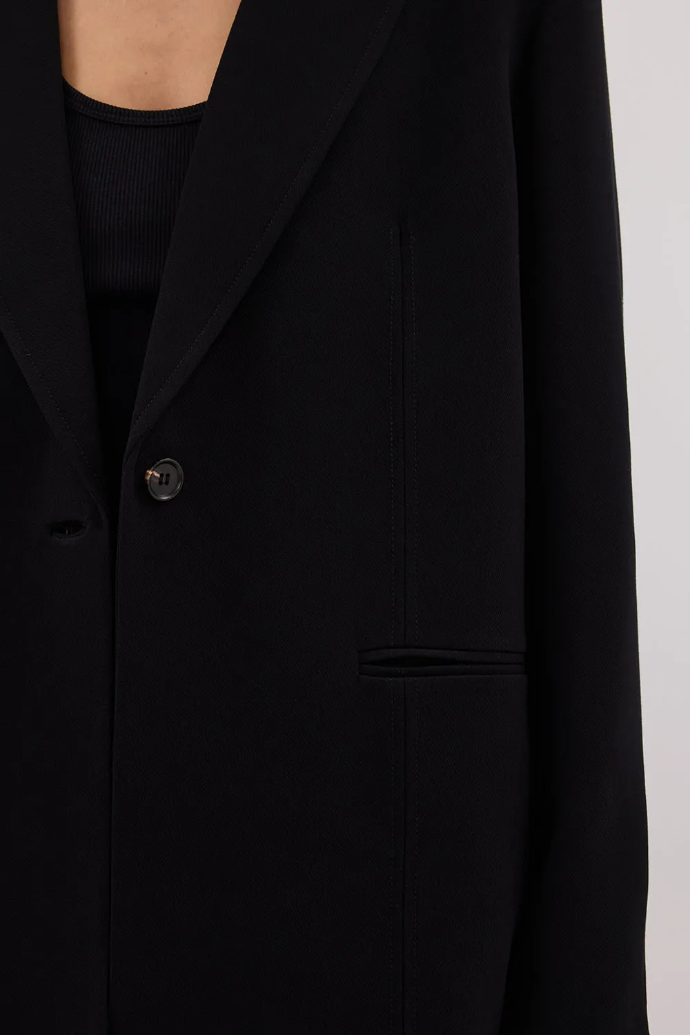 WESTWOOD BLACK OVERSIZED BOYFRIEND BLAZER sold by Dissh product image thumbnail 5