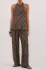 CHARLI TAN STRIPE PANT sold by Dissh
