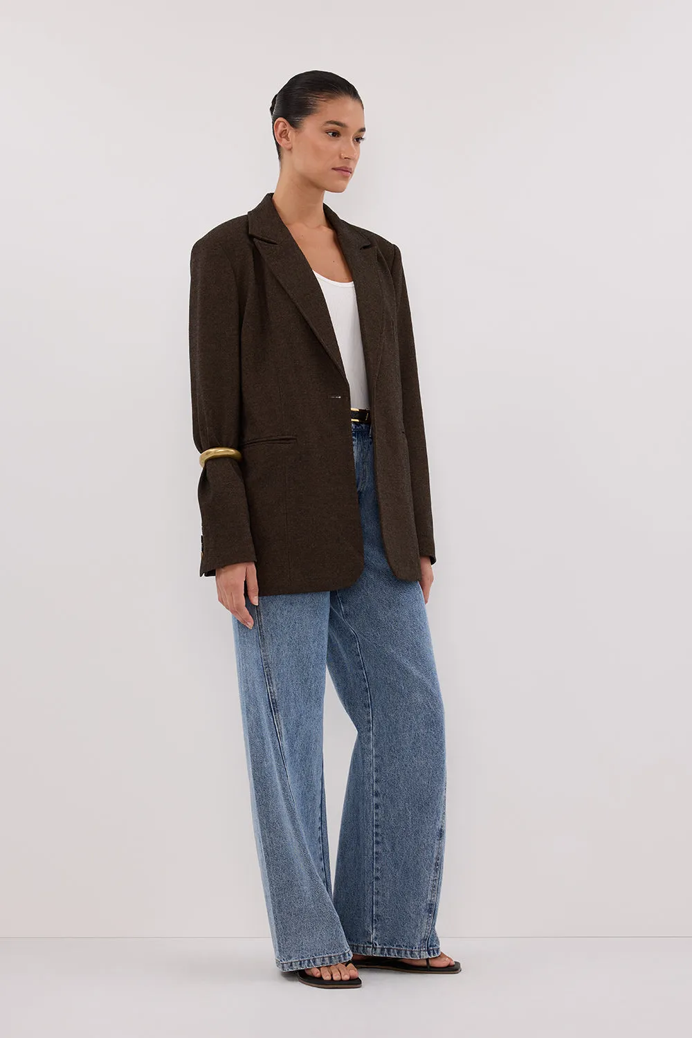 CHARLIE CHOC WOOL BLEND BLAZER sold by Dissh product image thumbnail 4