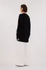 ZOE BLACK LONGLINE CARDIGAN sold by Dissh